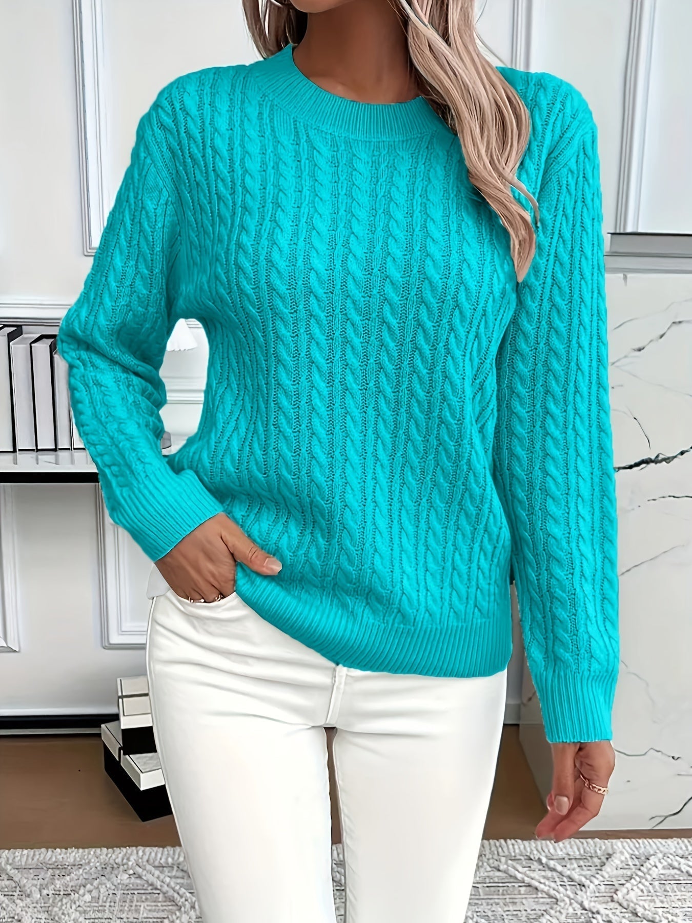 Juliette™ | Cozy Cable Knit Sweater