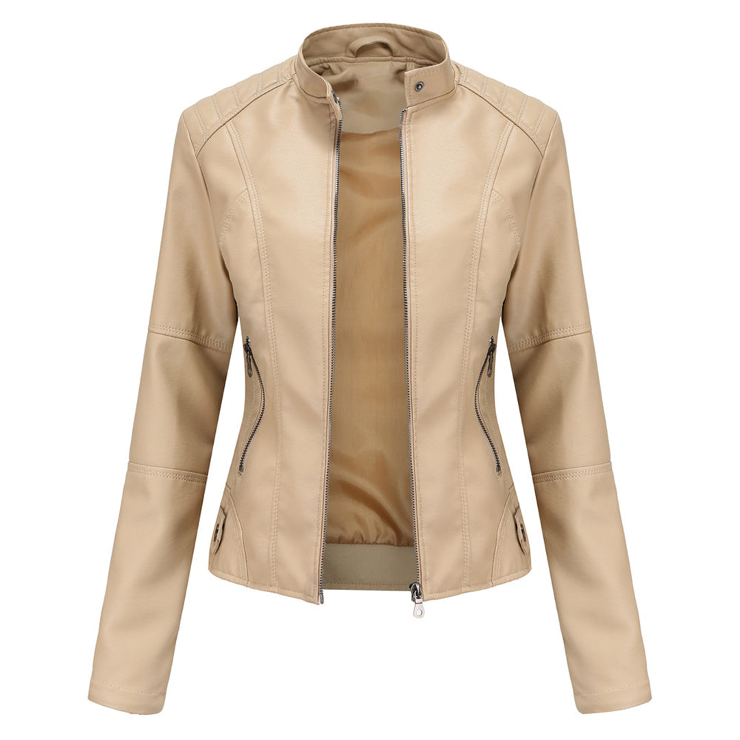 Seraphine™ | Elegant Leather Jacket
