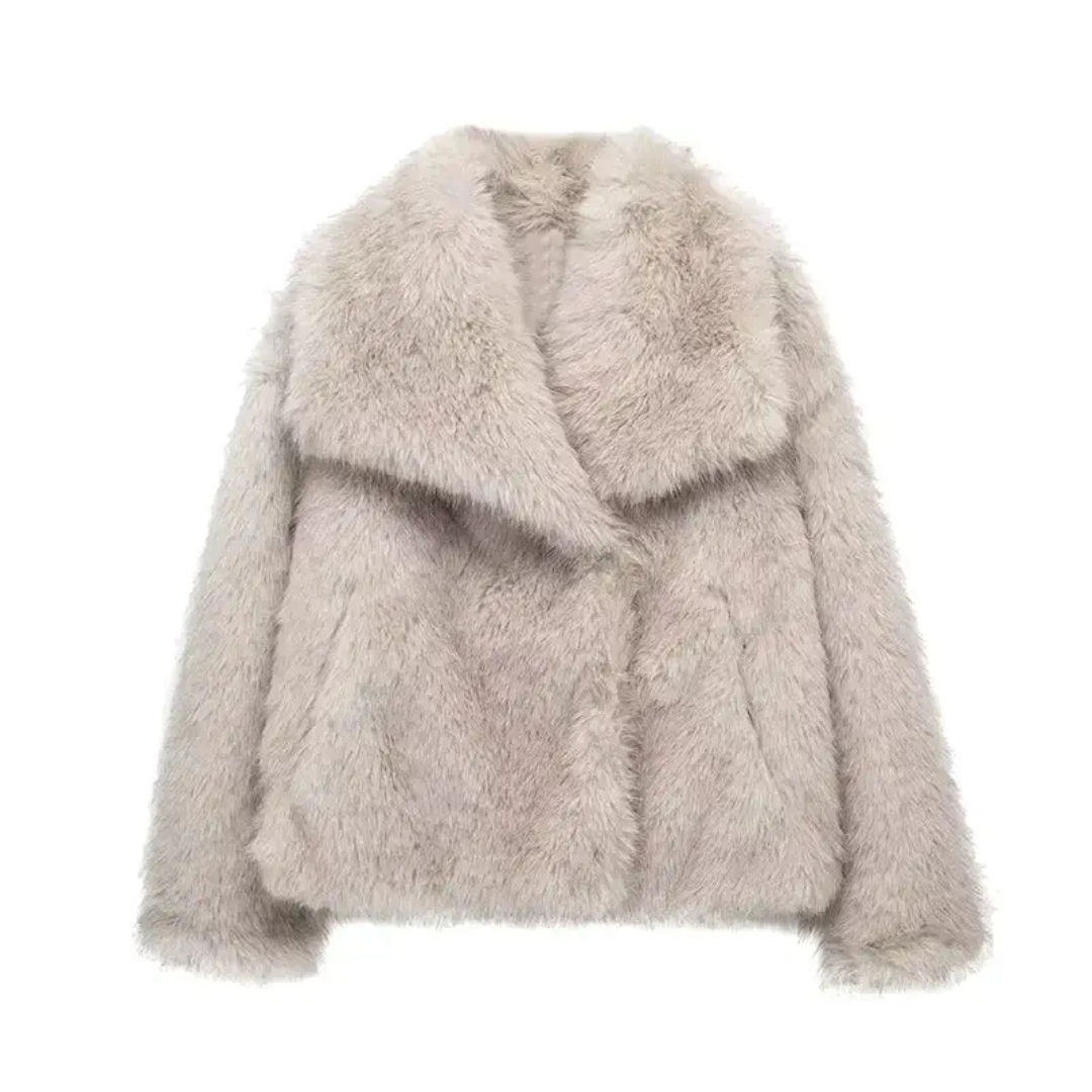 Santier® | Premium Faux Fur Coat