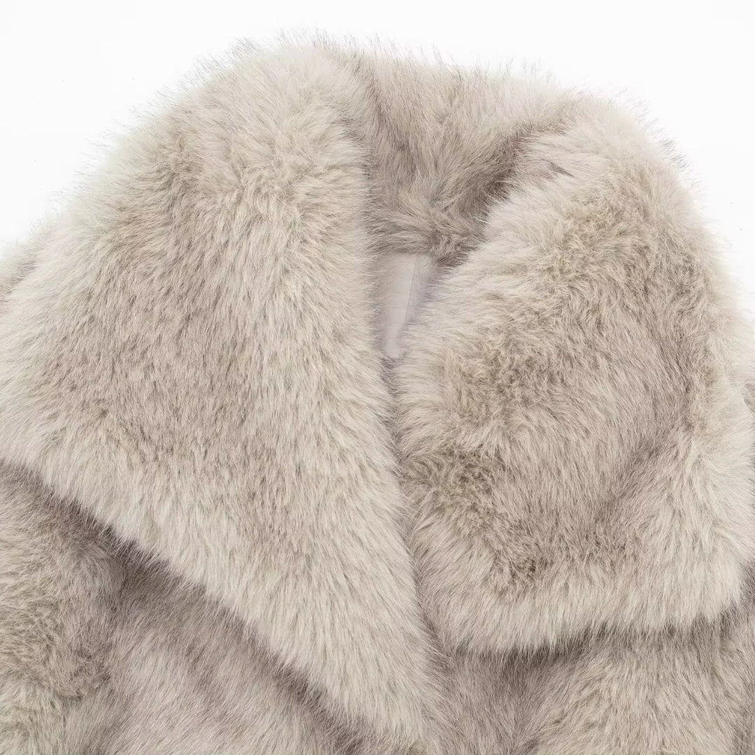 Santier® | Premium Faux Fur Coat
