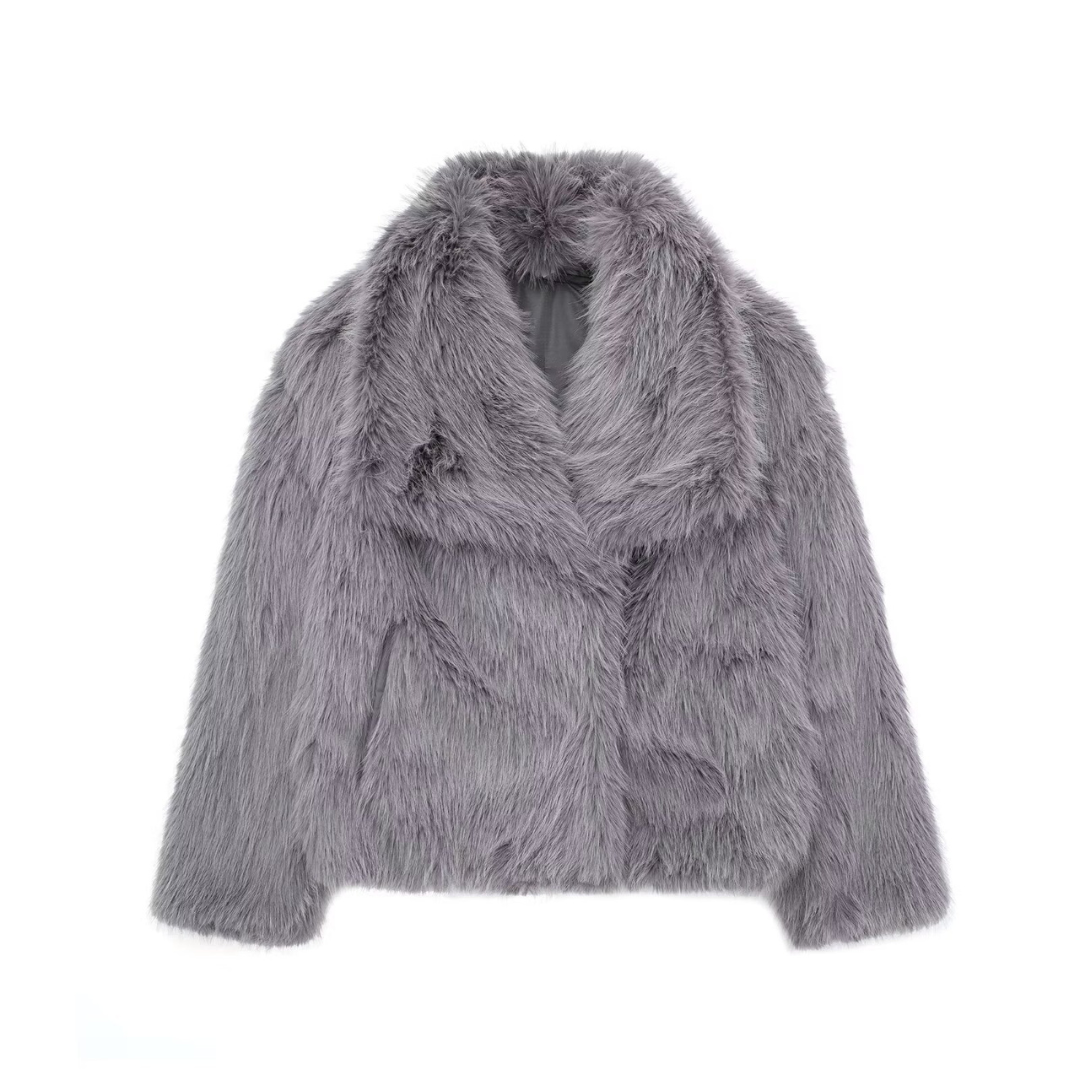 Santier® | Premium Faux Fur Coat