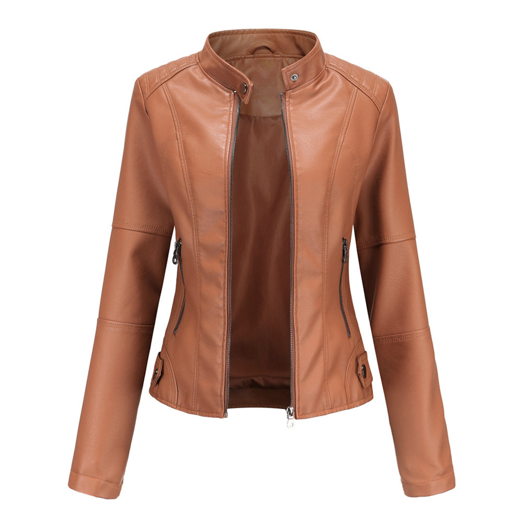 Seraphine™ | Elegant Leather Jacket