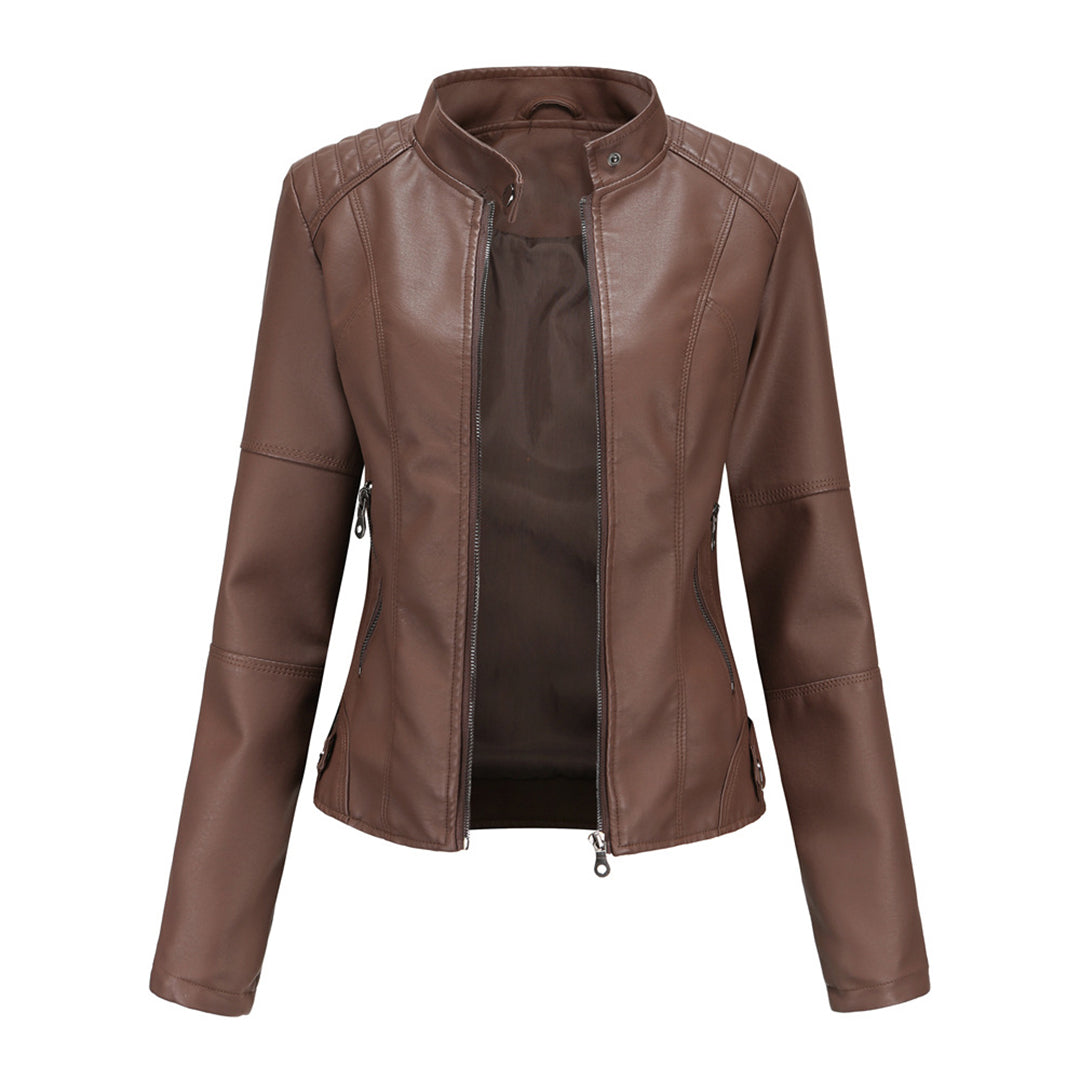 Seraphine™ | Elegant Leather Jacket