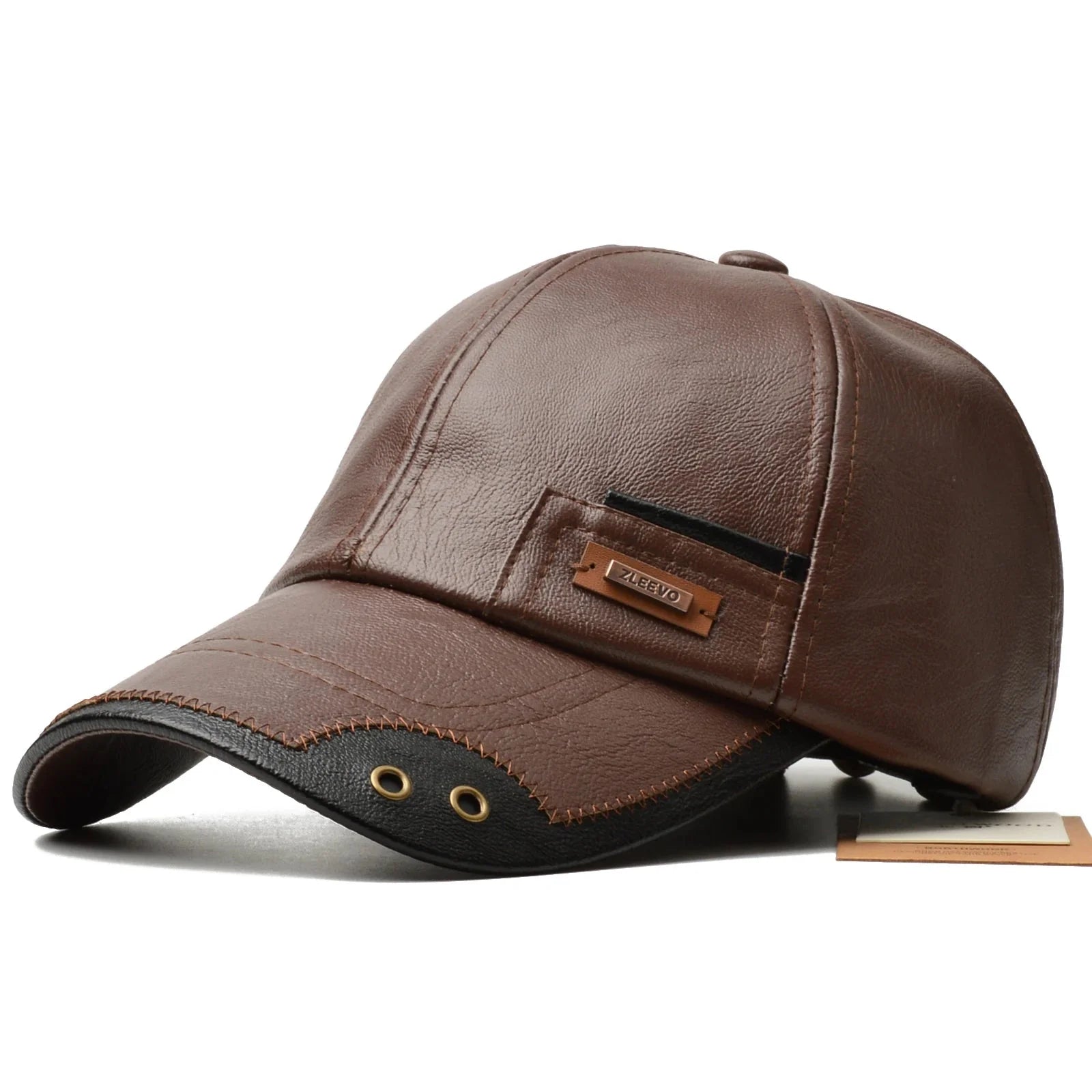 Hunter | Premium Leather Six-Panel Cap