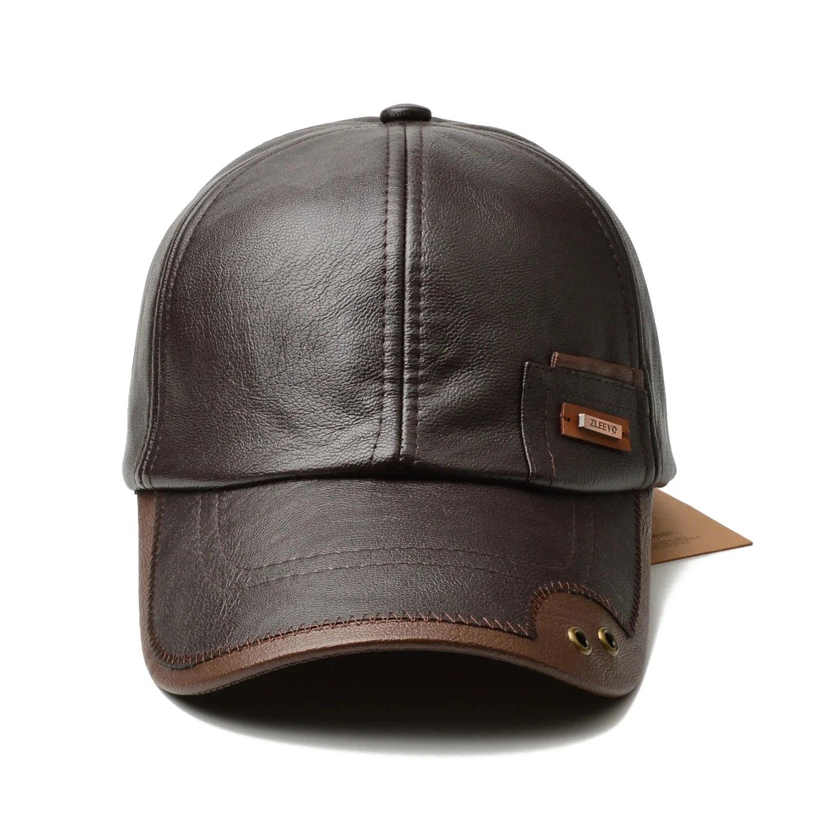 Hunter | Premium Leather Six-Panel Cap