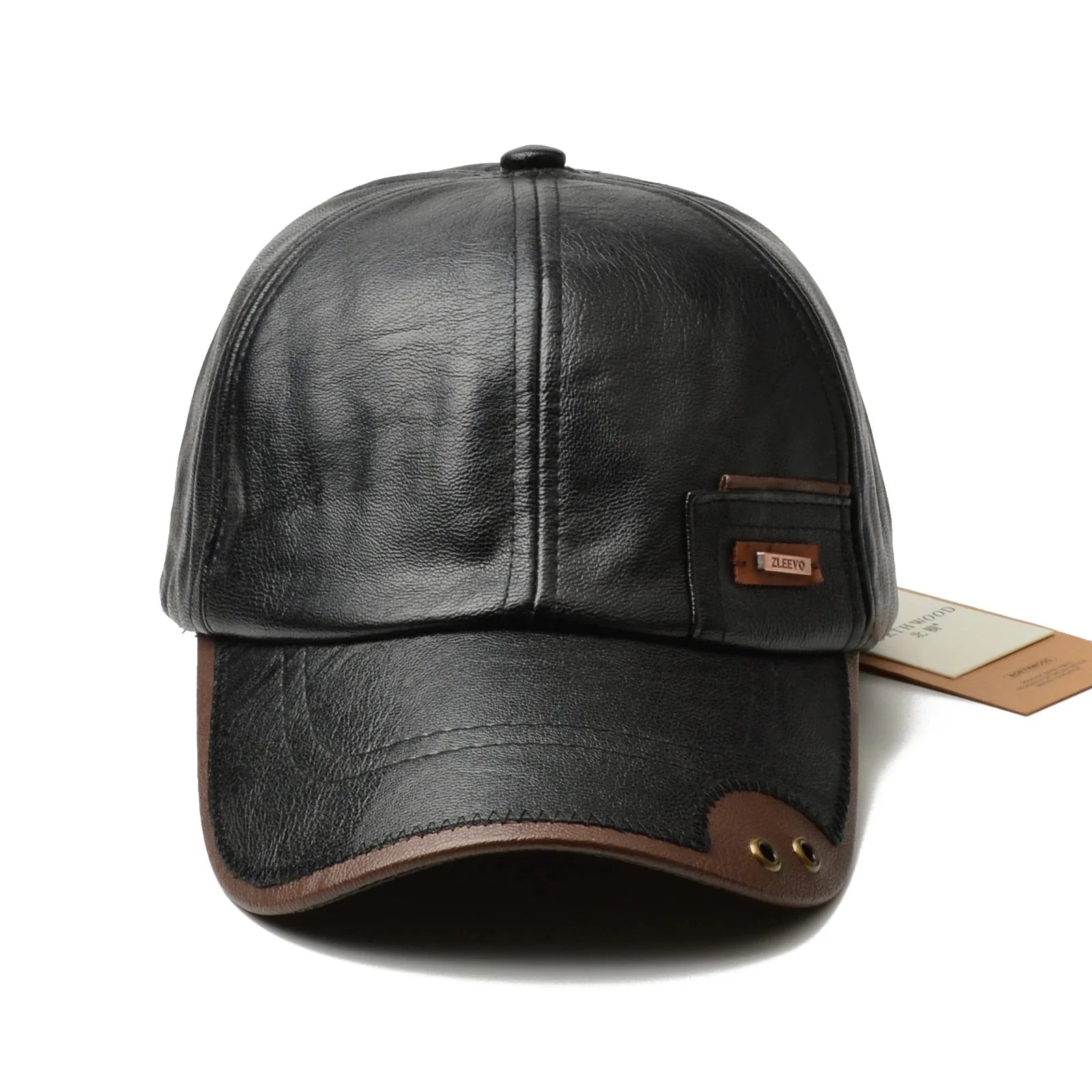 Hunter | Premium Leather Six-Panel Cap