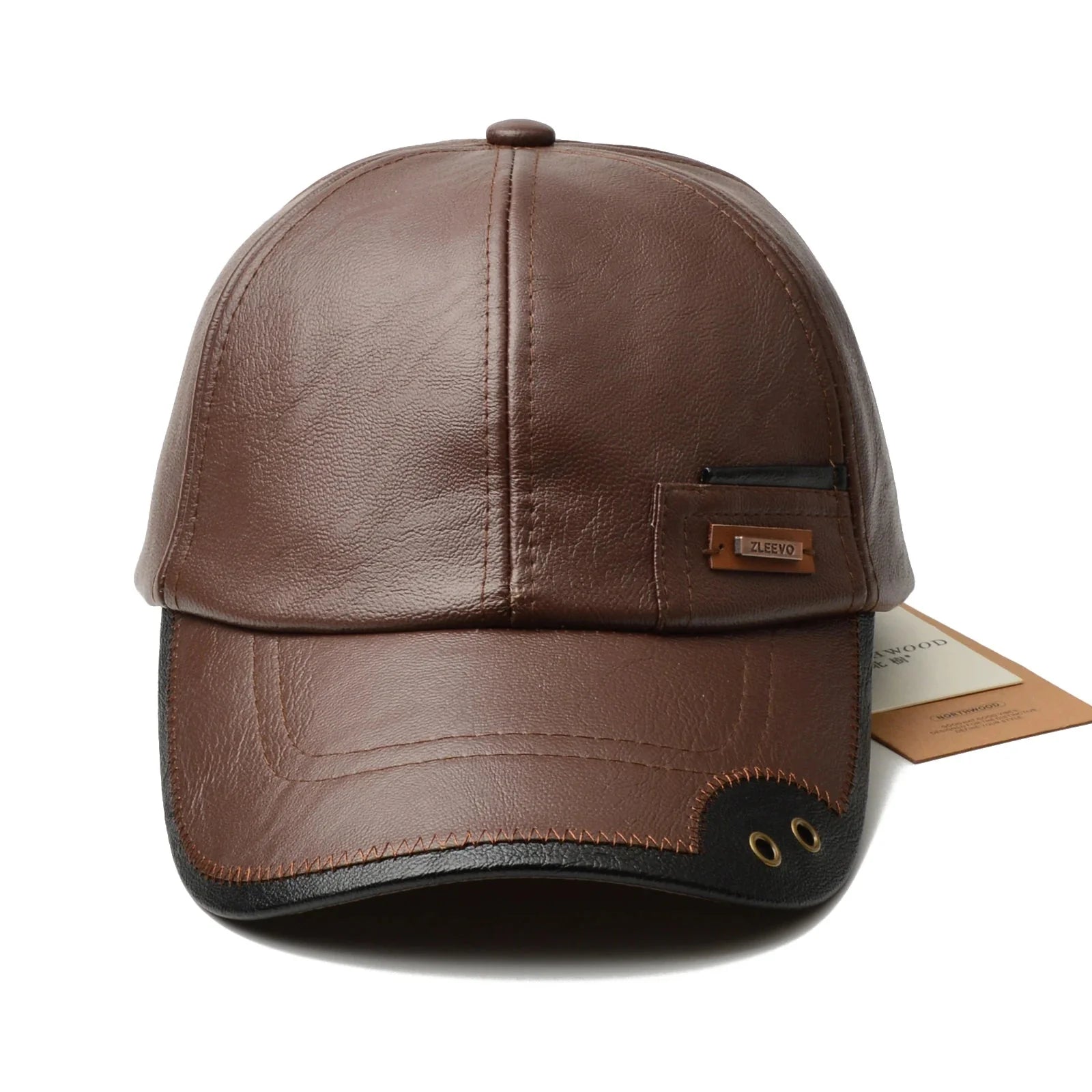 Hunter | Premium Leather Six-Panel Cap