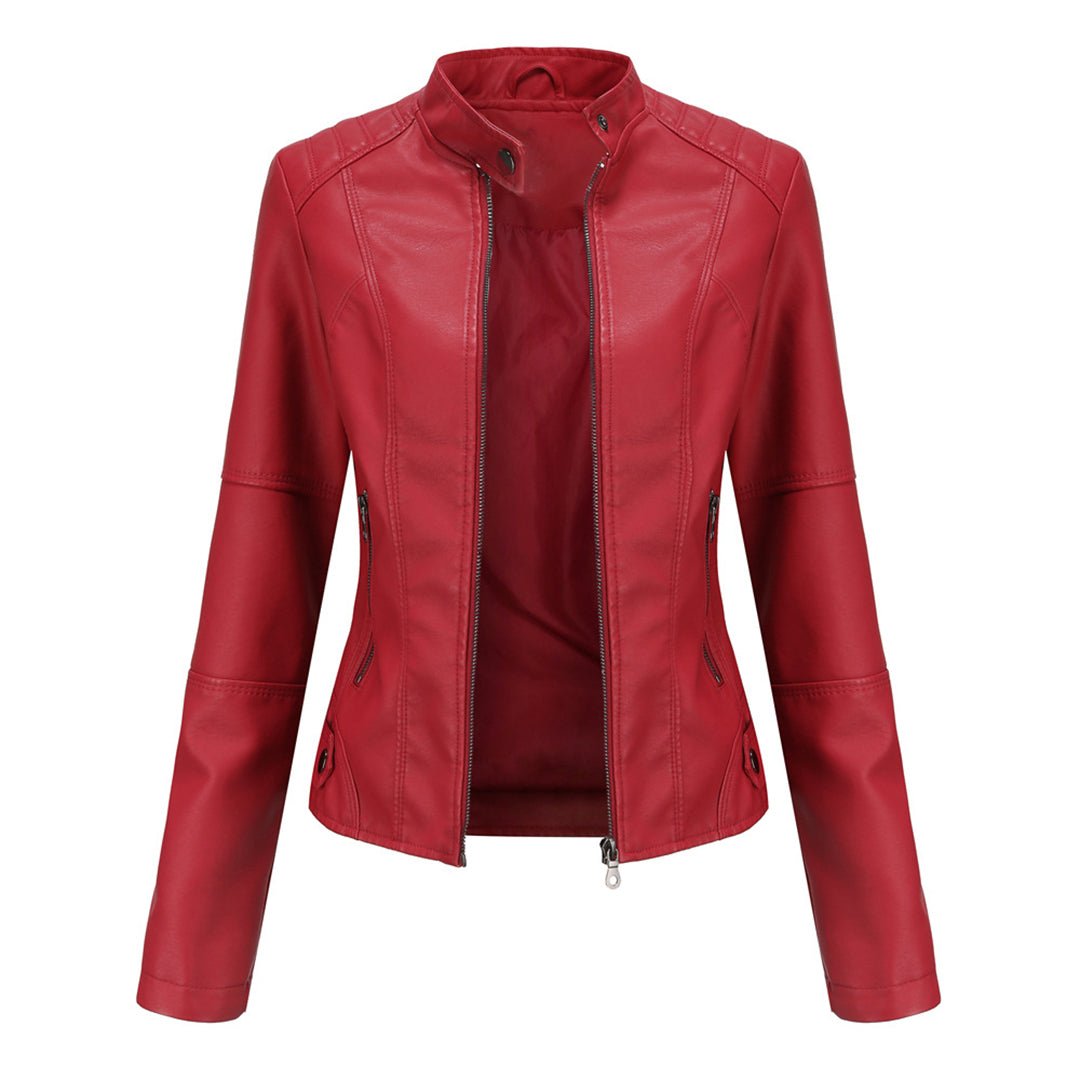 Seraphine™ | Elegant Leather Jacket