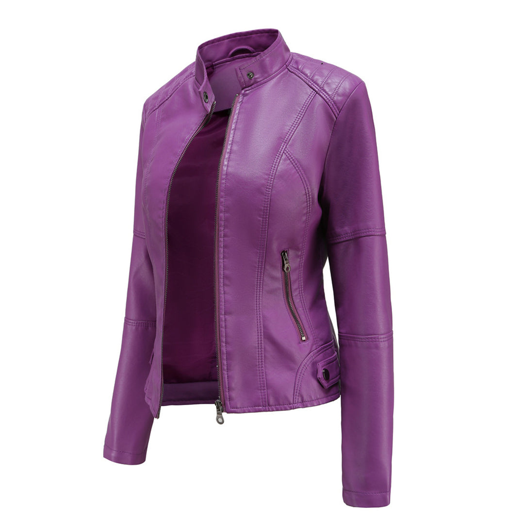 Seraphine™ | Elegant Leather Jacket