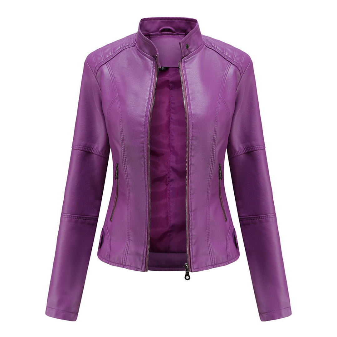 Seraphine™ | Elegant Leather Jacket