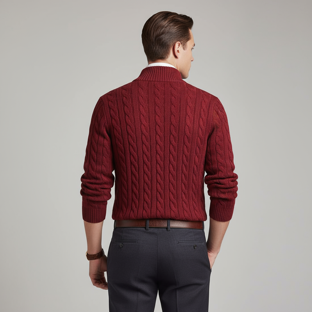 Noah™ | Casual Zip Neck Knit