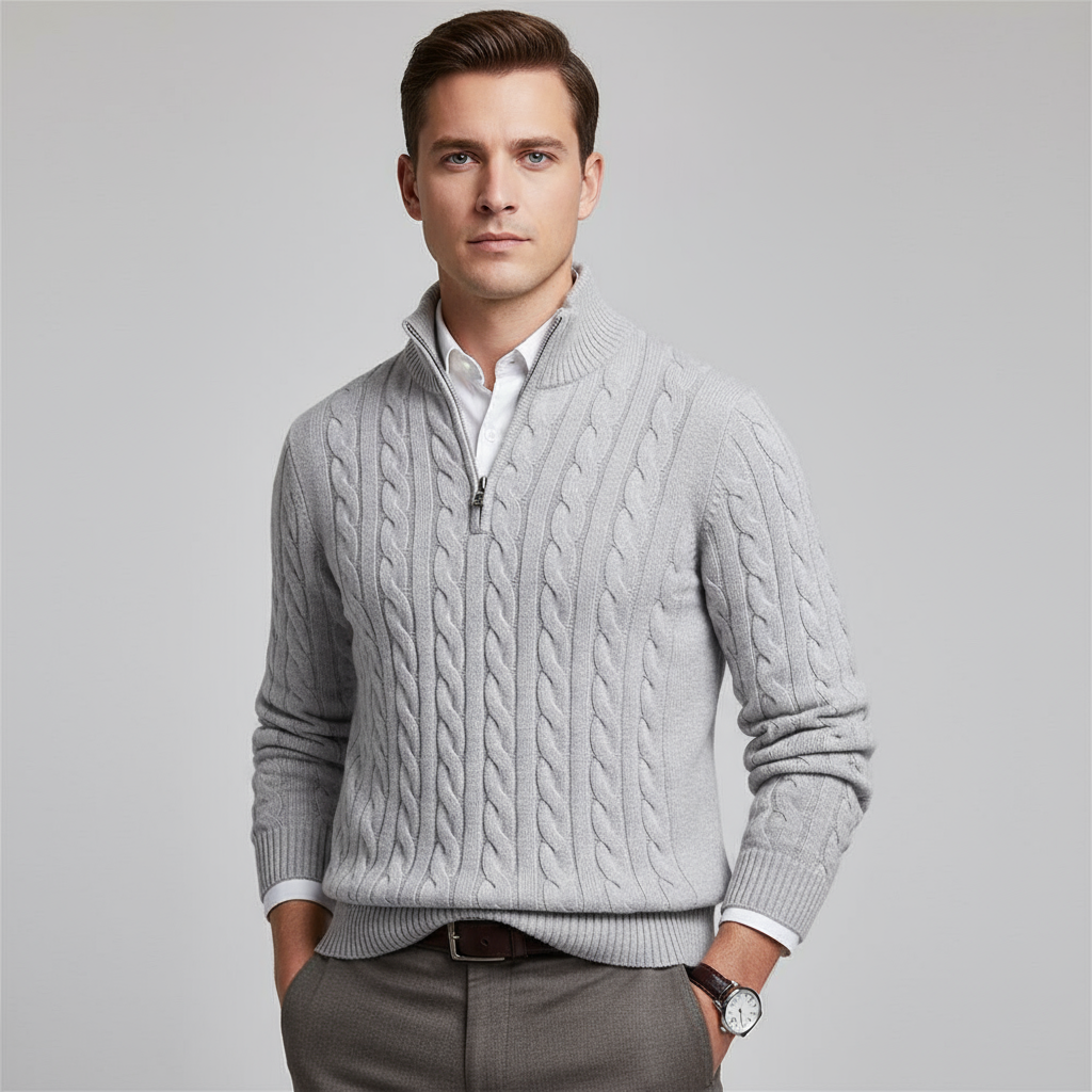 Noah™ | Casual Zip Neck Knit