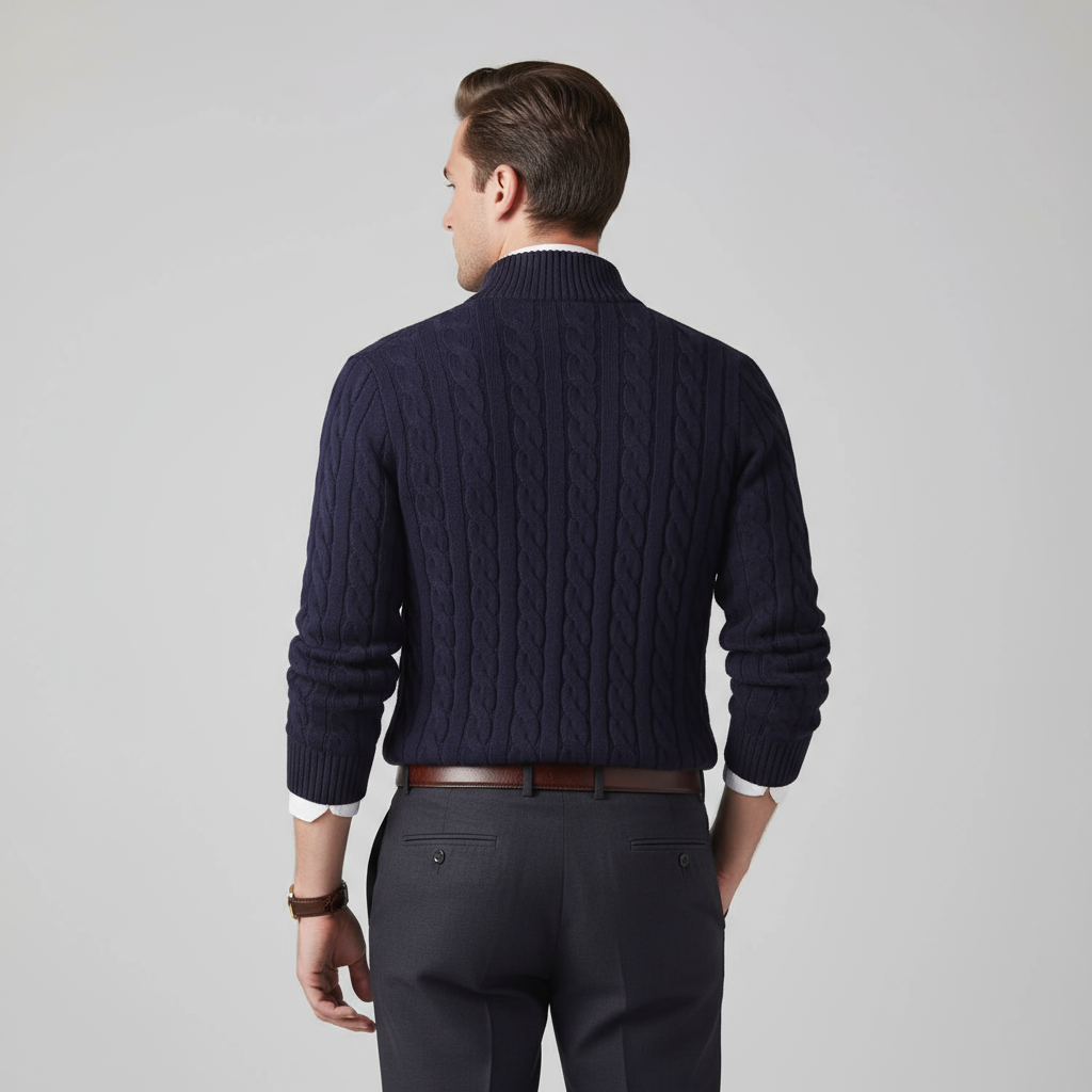 Noah™ | Casual Zip Neck Knit