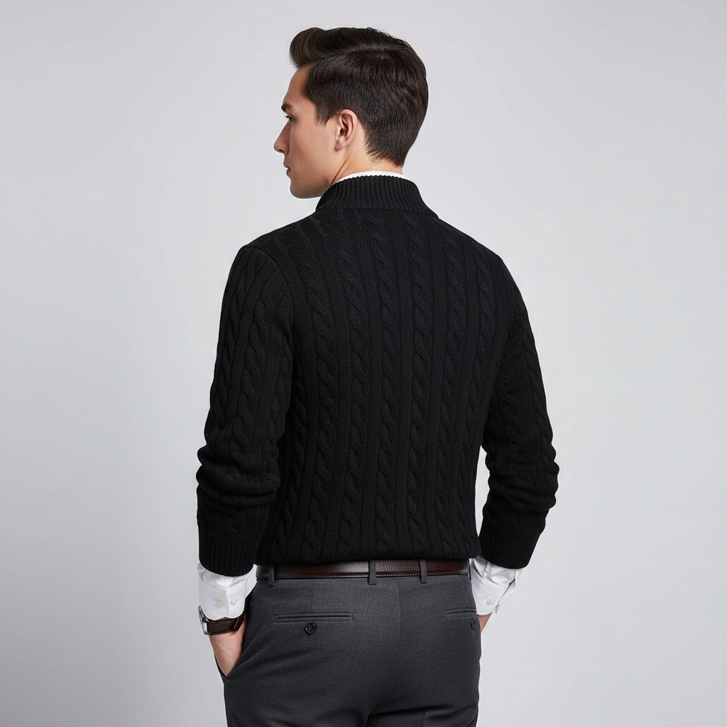 Noah™ | Casual Zip Neck Knit