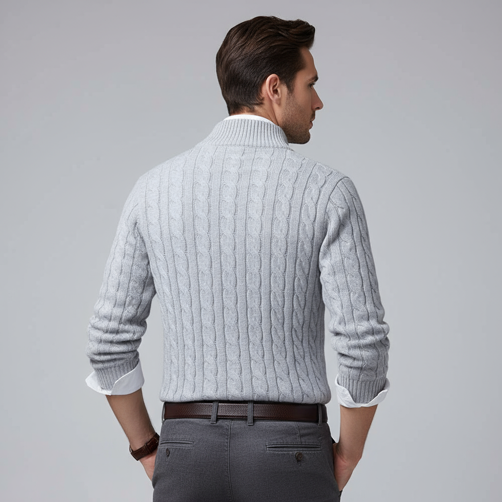 Noah™ | Casual Zip Neck Knit